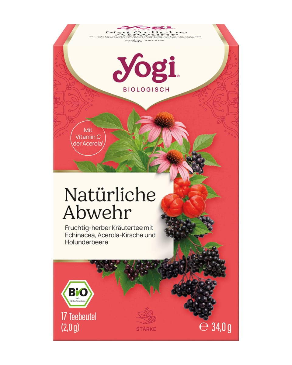 YOGI TEA Organická bylinná čajová zmes Natural Defense