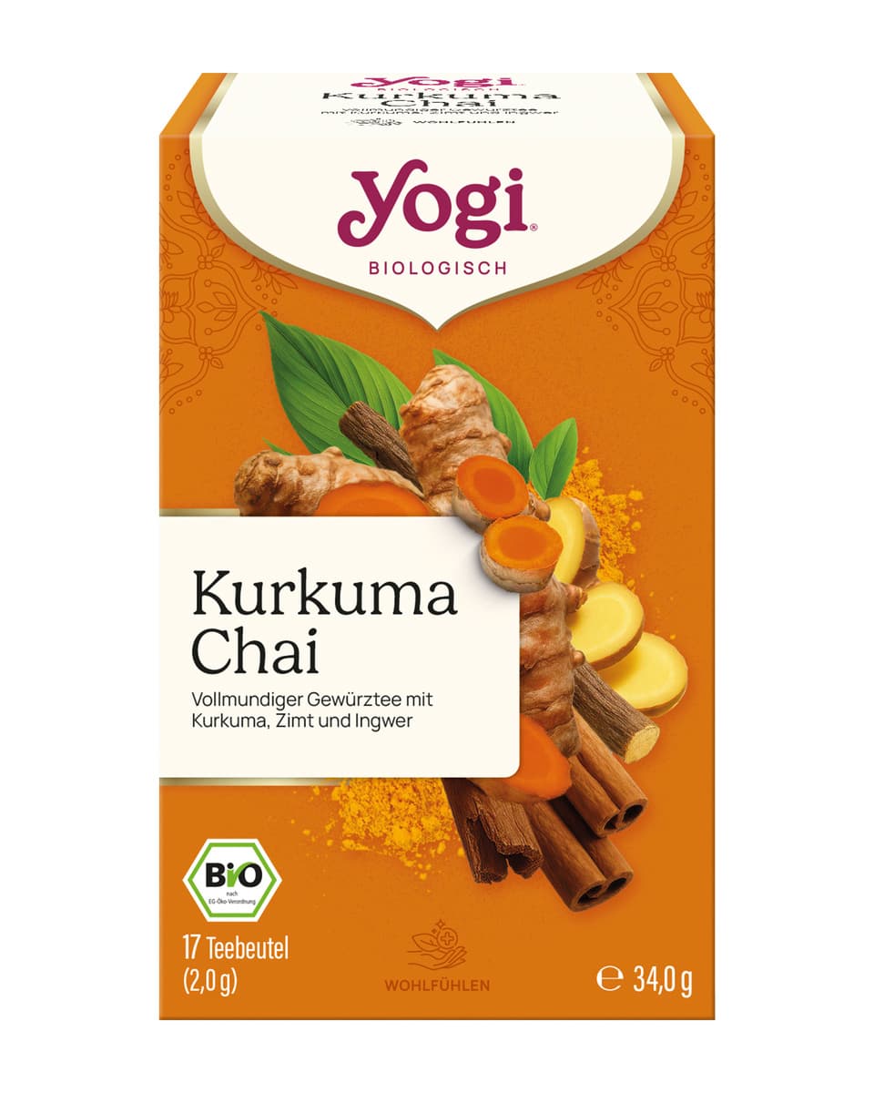 YOGI TEA Bio Gewürzteemischung Kurkuma Chai