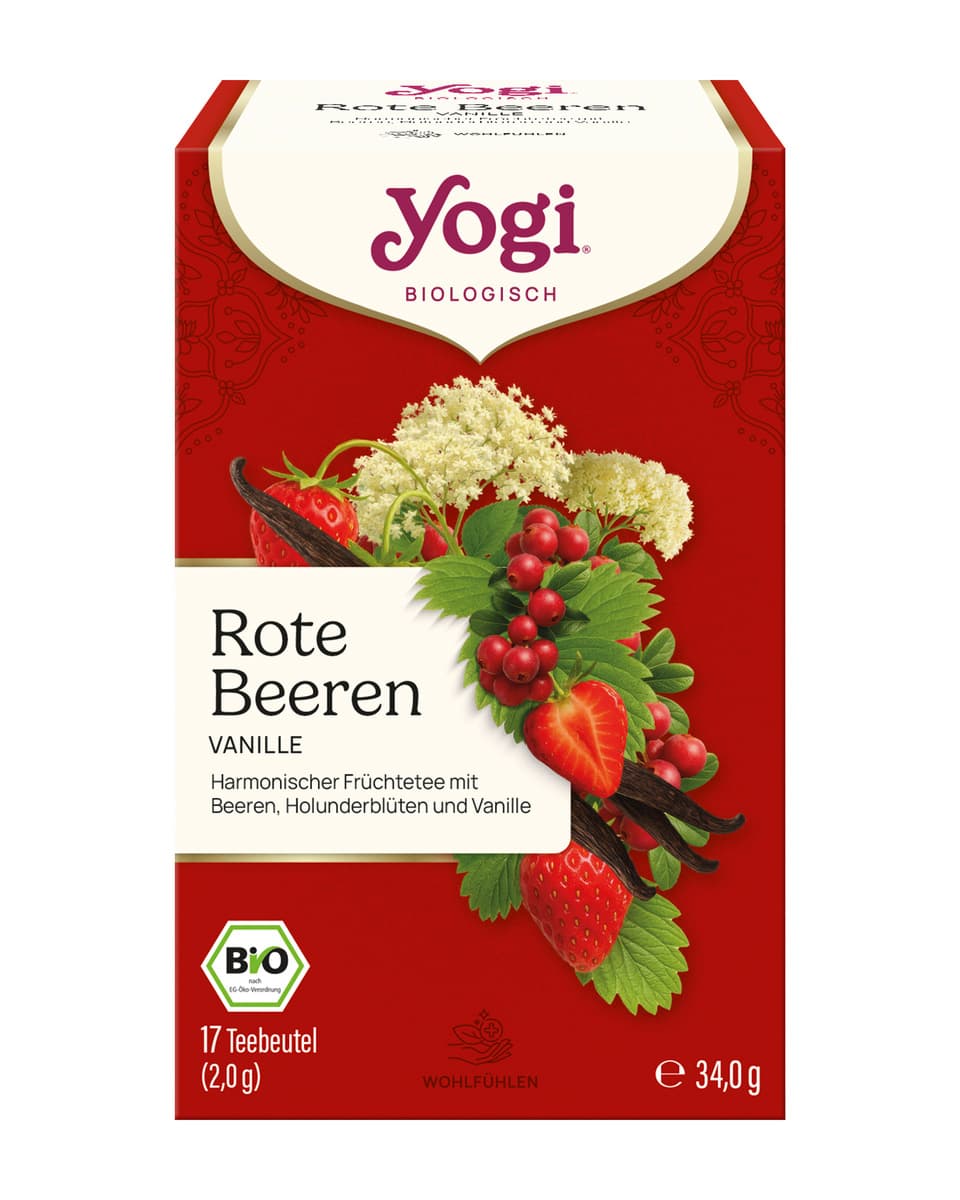 YOGI TEA Bio Rote Beeren Vanille