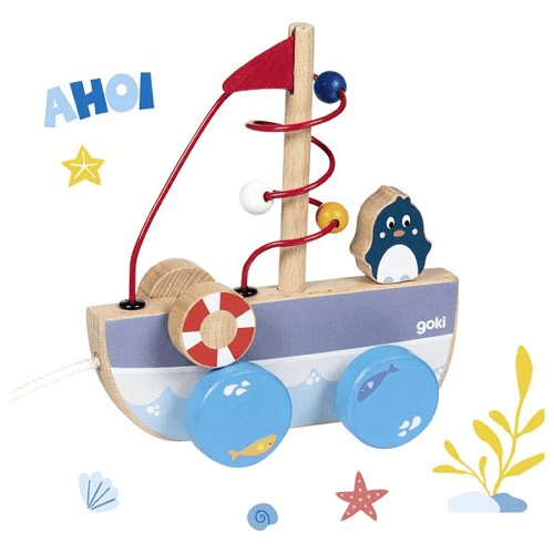 Goki Ziehschiff Ahoi mit Motorikschleife