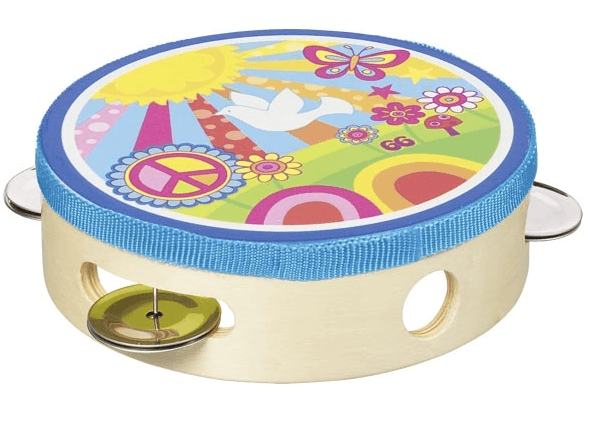 Goki Tamburin mit Schellen Sonnenschein