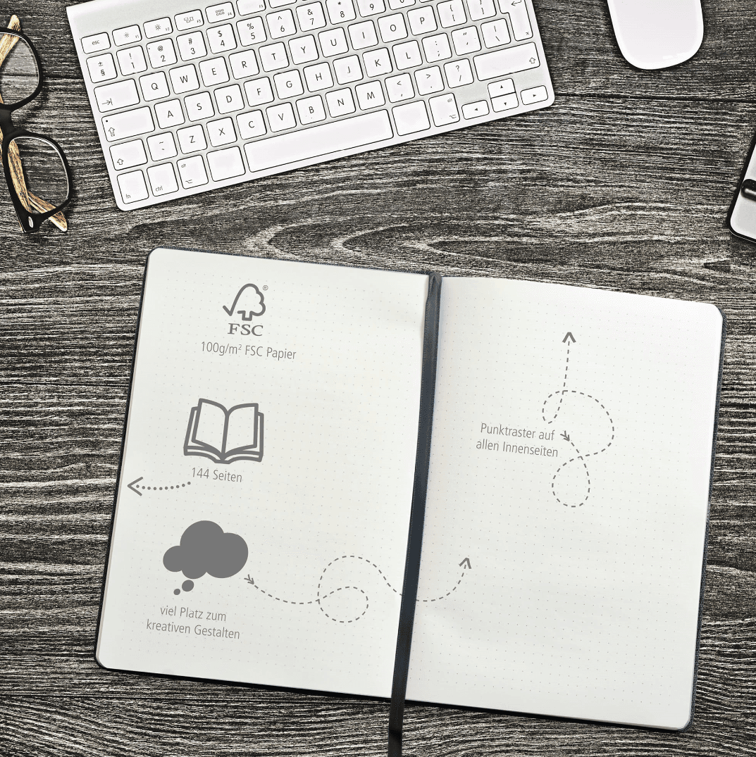ONLINE Notebook DIN A5 2nd Life Grey