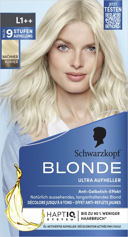 Schwarzkopf BLONDE Ultra zosvetľovač s efektom Proti žltému nádychu