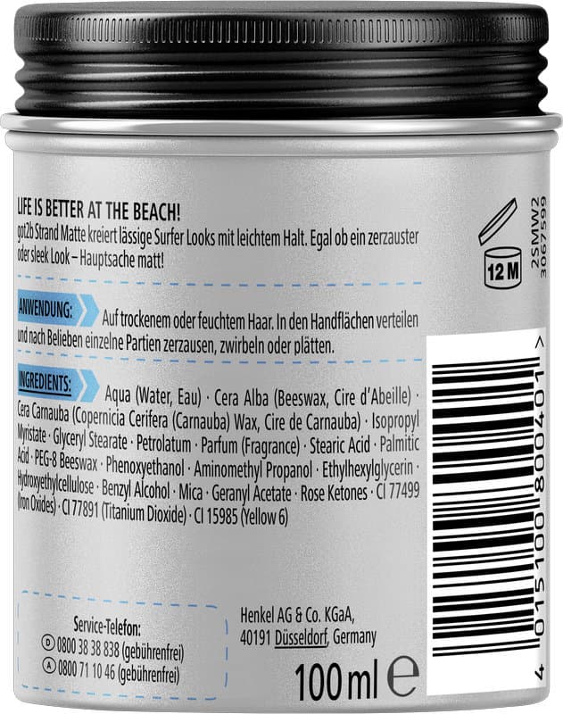 Pasta mate GOT2B Beach Matte