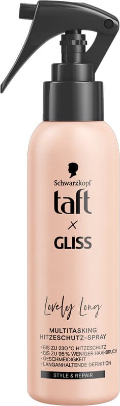 taft Hitzeschutz-Spray Taft x Gliss Lovely Long