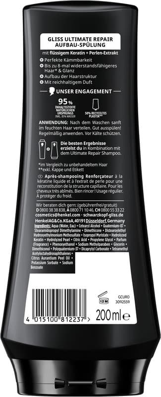 Acondicionador GLISS Ultimate Repair 200 ml