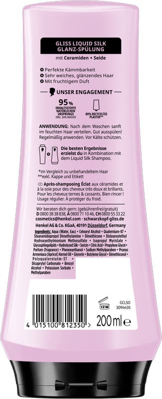 Acondicionador GLISS Liquid Silk 200 ml