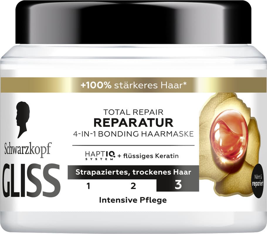 GLISS 4-in-1 Bonding Haarmaske Total Repair Reparatur