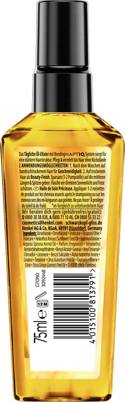 Schwarzkopf Gliss Kur Elixir de Aceite Diario