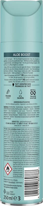 taft Haarspray Aloe Boost