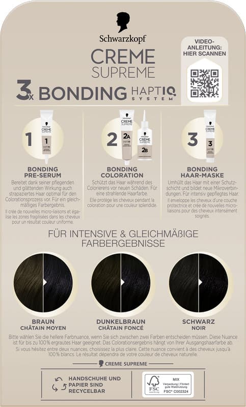 Schwarzkopf Creme Supreme 1-0 Negro Profundo