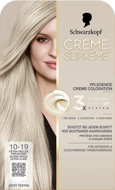 Schwarzkopf Creme Supreme 10-19 Extra-Helles Perlblond