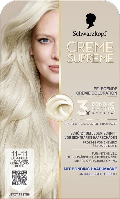 Schwarzkopf Creme Supreme 11-11 Ultra svetlá titánová blond