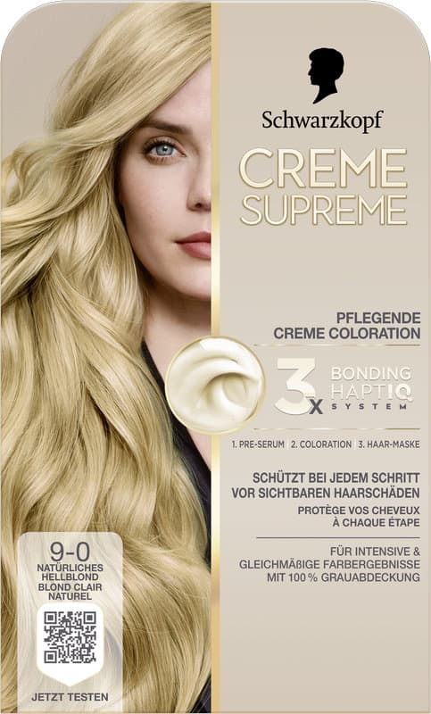 Schwarzkopf Creme Supreme 9-0 Natürliches Hellblond