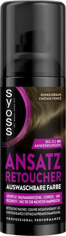 syoss Ansatz Retoucher Haarfarbe Dunkelbraun