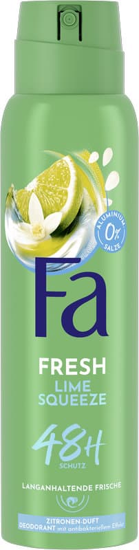 FA Deospray Fresh Lime Squeeze 