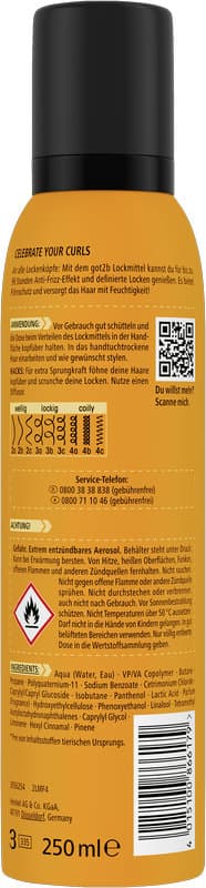 GOT2B Locken Mousse Lockmittel 