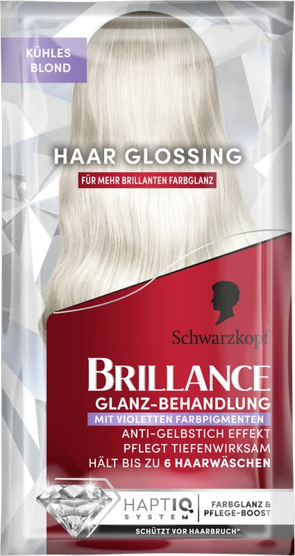 Schwarzkopf BRILLANCE Glanz-Behandlung Haar Glossing Sachet