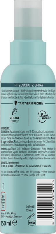 TAFT Hitzeschutz-Spray Aloe Boost 150ml