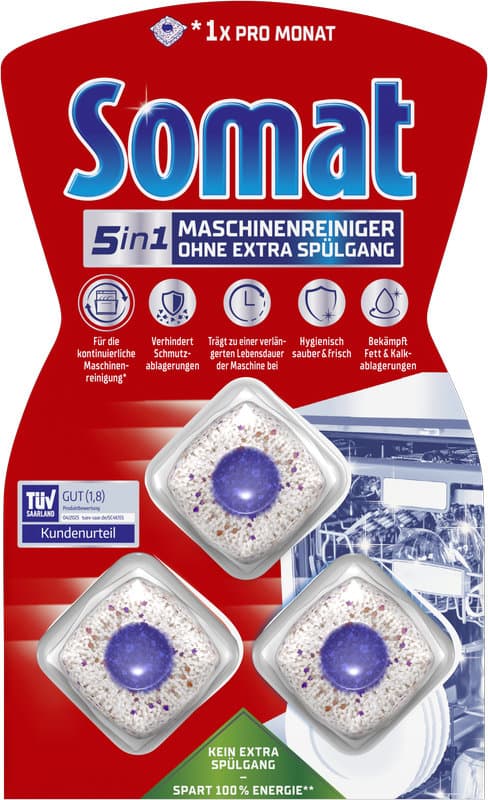SOMAT 5in1 Maschinenreiniger Tab 