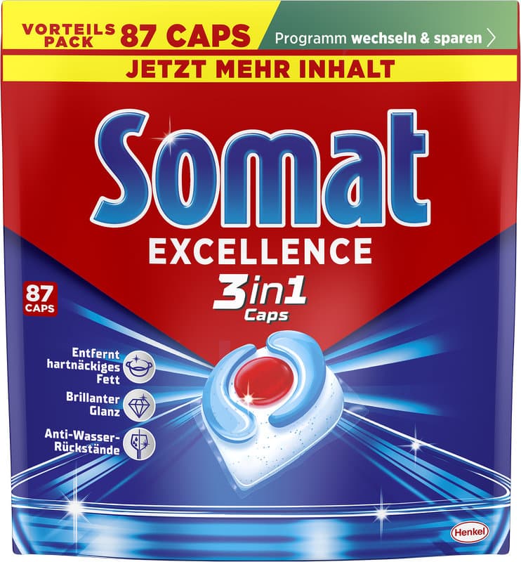 SOMAT Excellence 3in1 87 Caps 