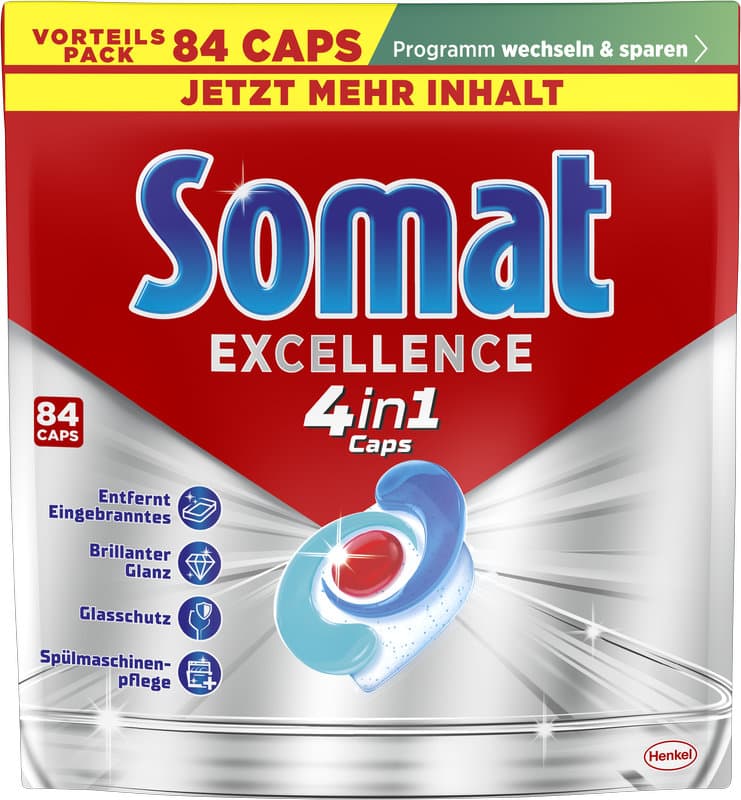 SOMAT Excellence 4in1 Caps 