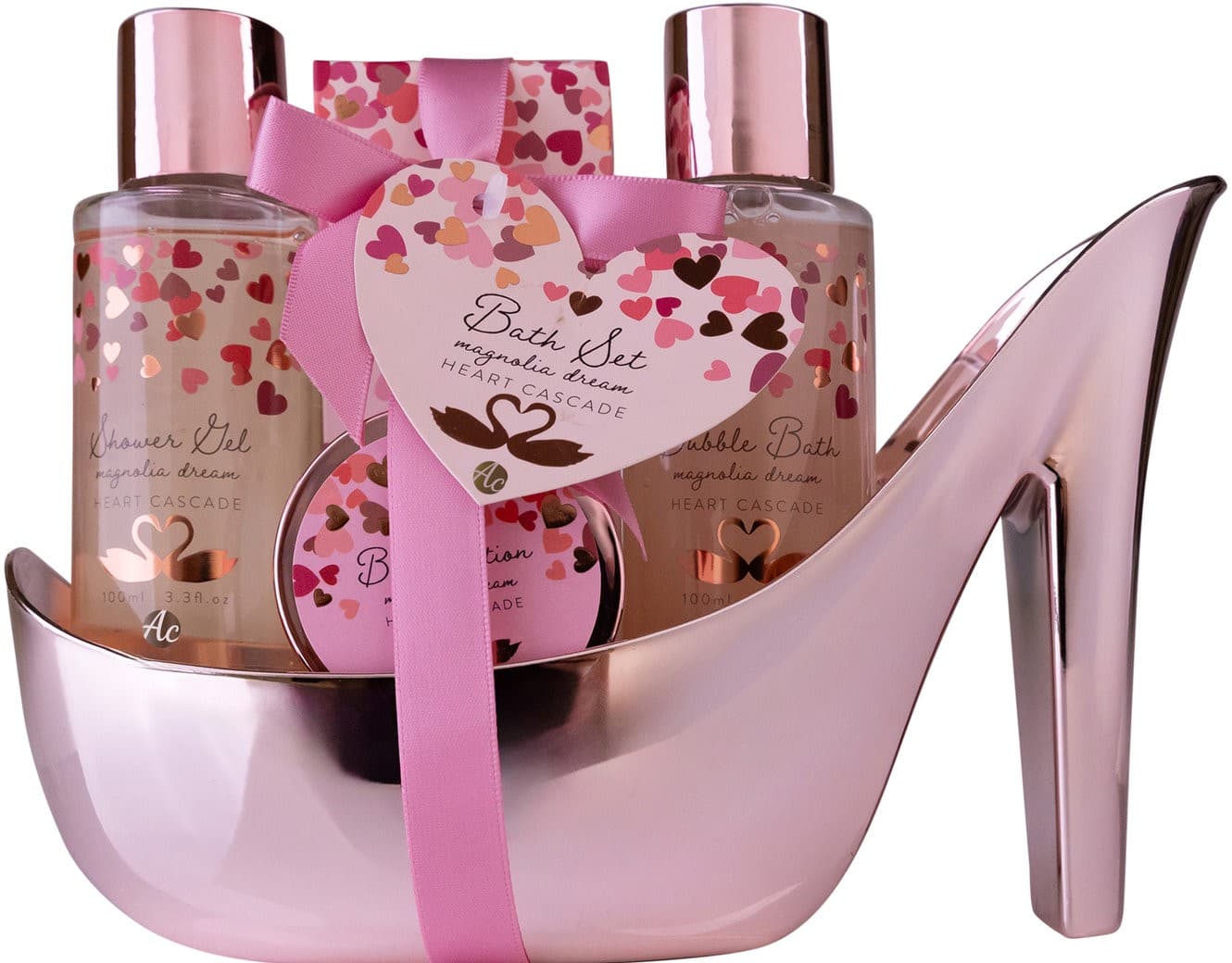 Accentra Badeset Pumps Heart Cascade Geschenkpackung