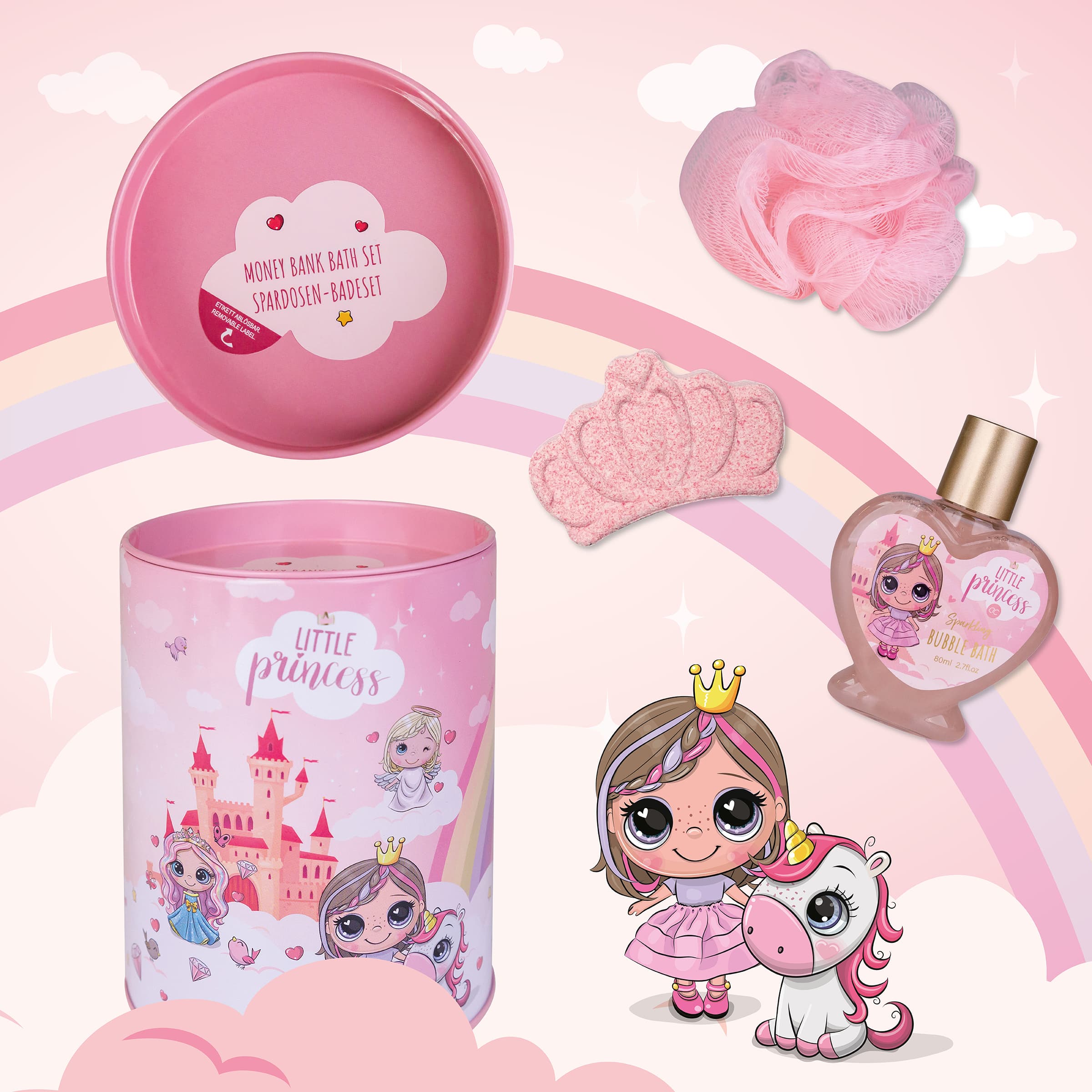 Produktbild Accentra Badeset Little Princess in Spardose 3 von 3