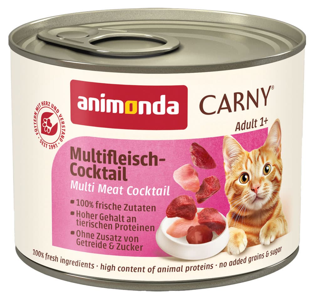 ANIMONDA Katzennassfutter Carny Adult Multifleisch-Cocktail