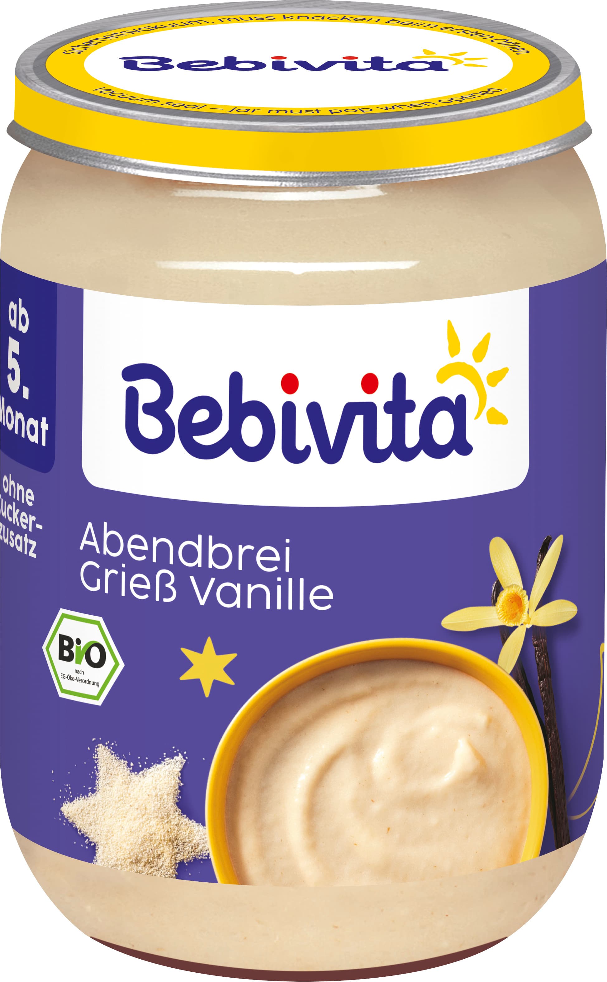 Bebivita Abendbrei Grieß-Vanille
