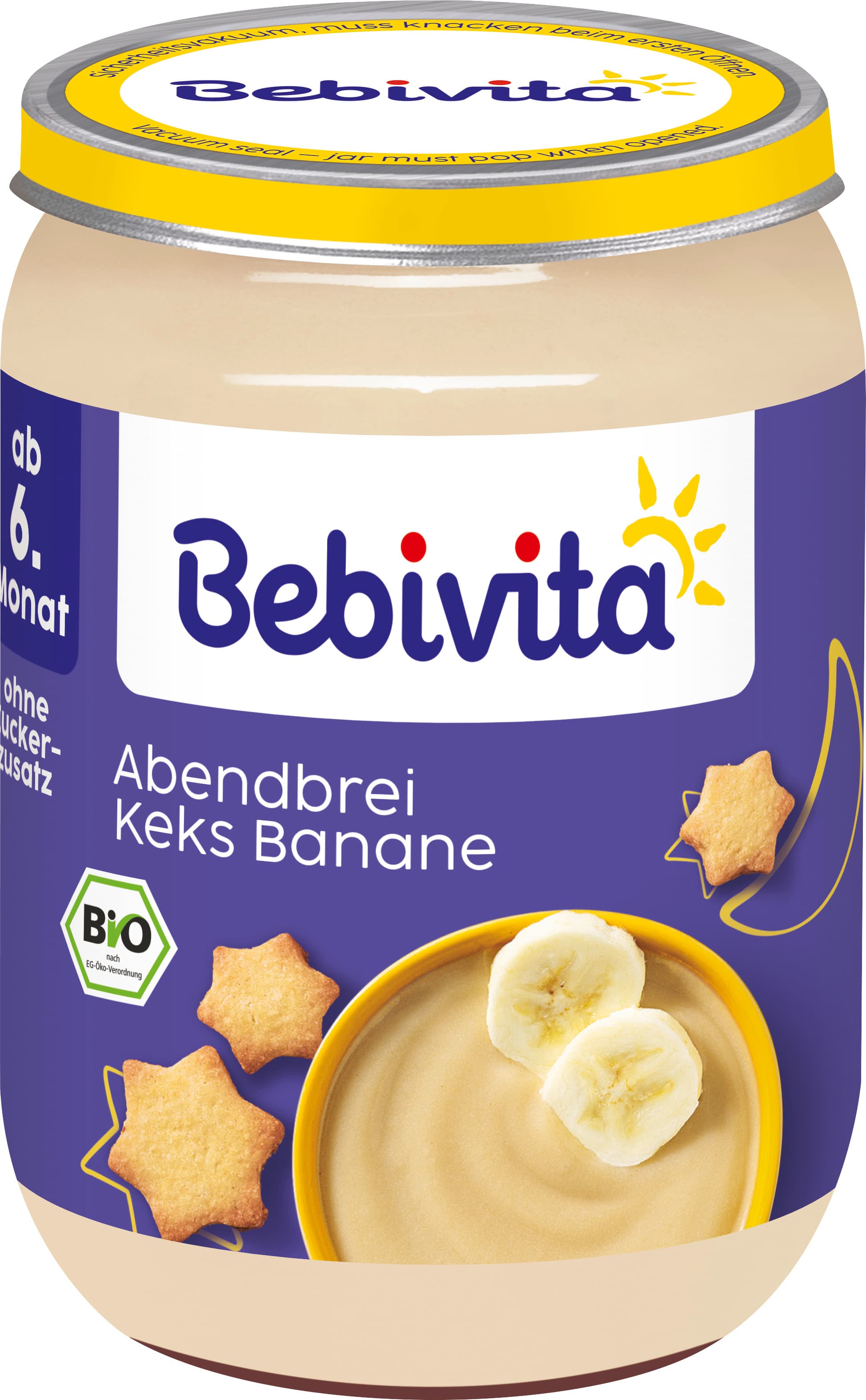 Bebivita Abendbrei Keks-Banane
