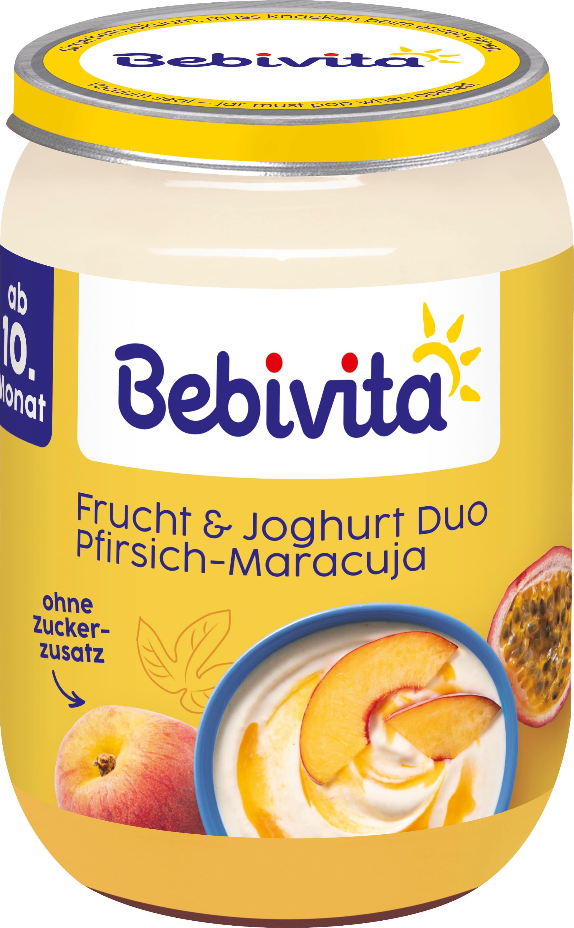 Bebivita Bio Frucht + Joghurt Pfirsich-Maracuja