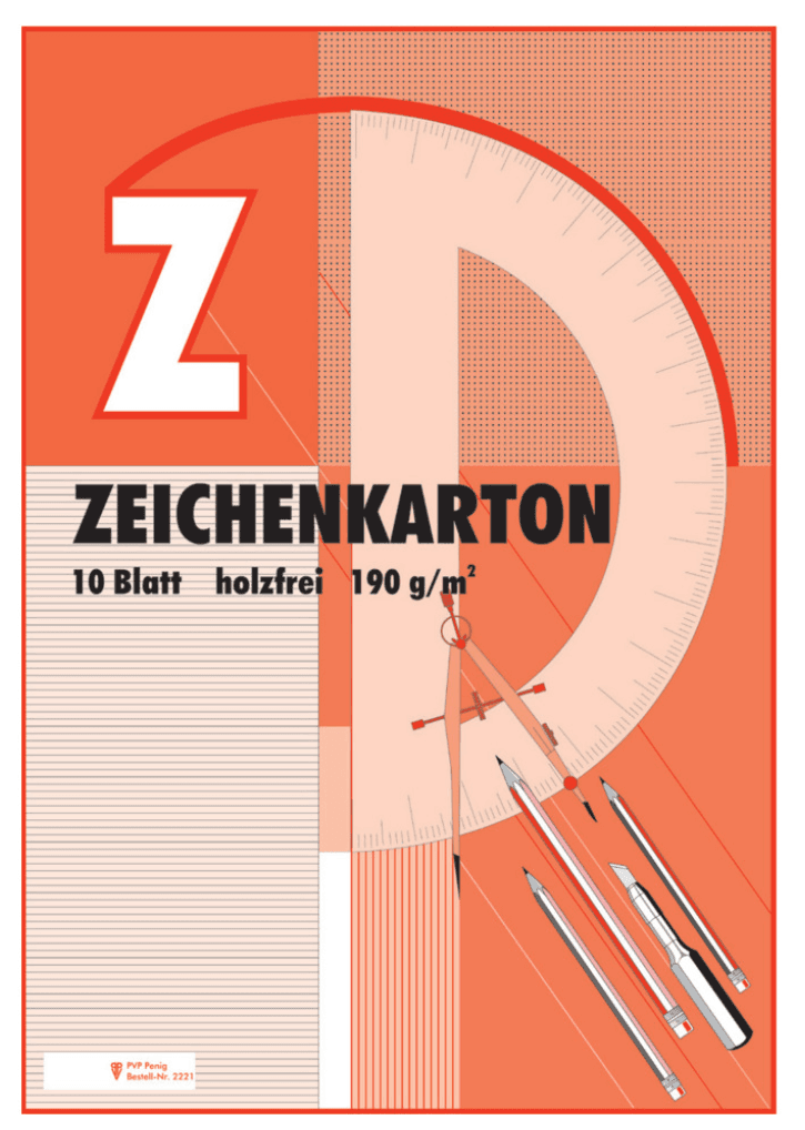 PVP Zeichenkartonblock A2 190g/m² kopfgeleimt 