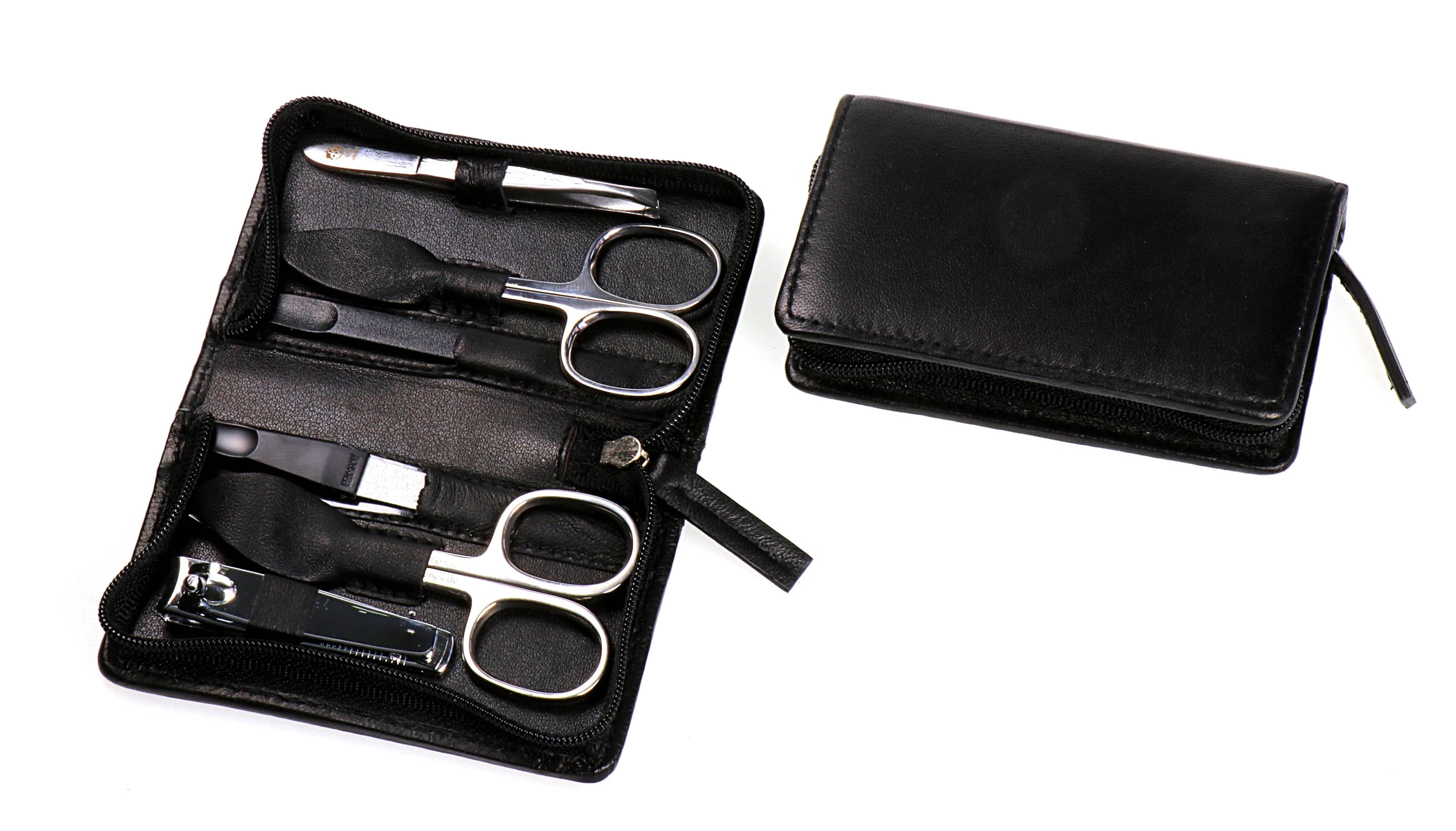 Kniebes Maniküre-Etui Nappa-Leder 6-teilig
