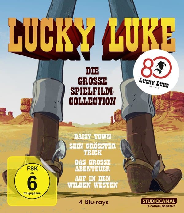 Lucky Luke: Die große Spielfilm-Collection [4 BRs]