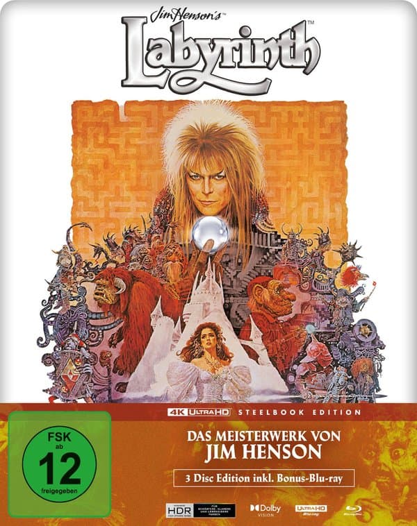 Die Reise ins Labyrinth - Steelbook (4K Ultra HD+2 Blu-rays)