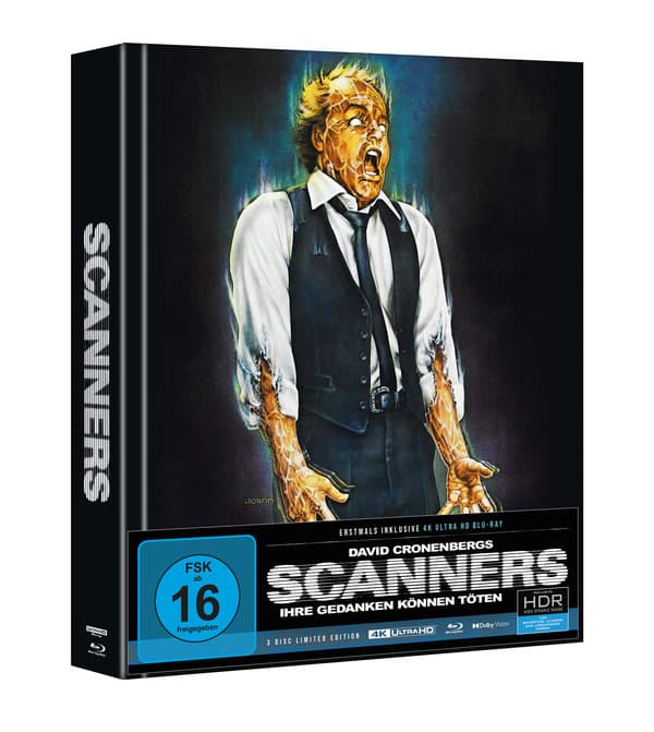 Scanners - Mediabook (4K-UHD+2 Blu-rays)