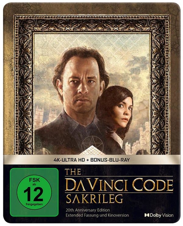 The Da Vinci Code - Sakrileg - Steelbook (2 4K Ultra HD) (+ Bonus-Blu-ray)