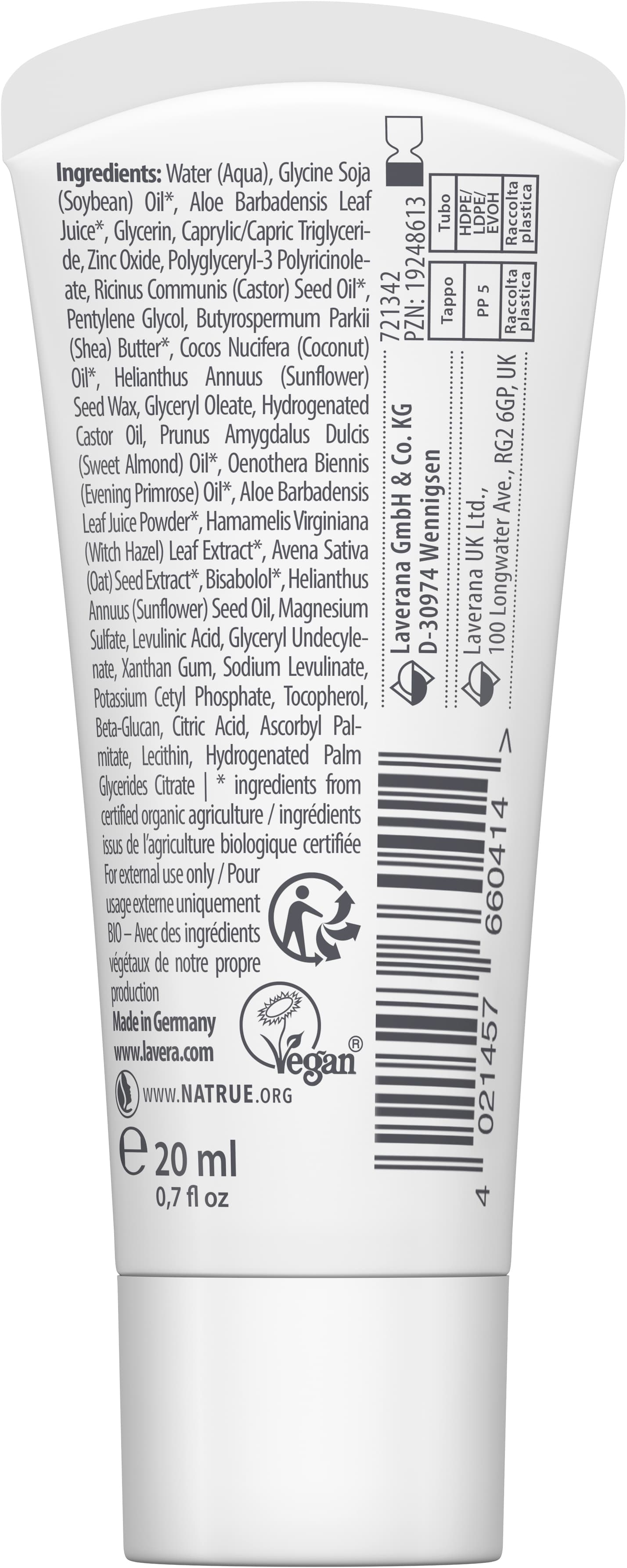 Produktbild lavera Probiergröße Baby & Kinder Wundschutzcreme 2 von 3