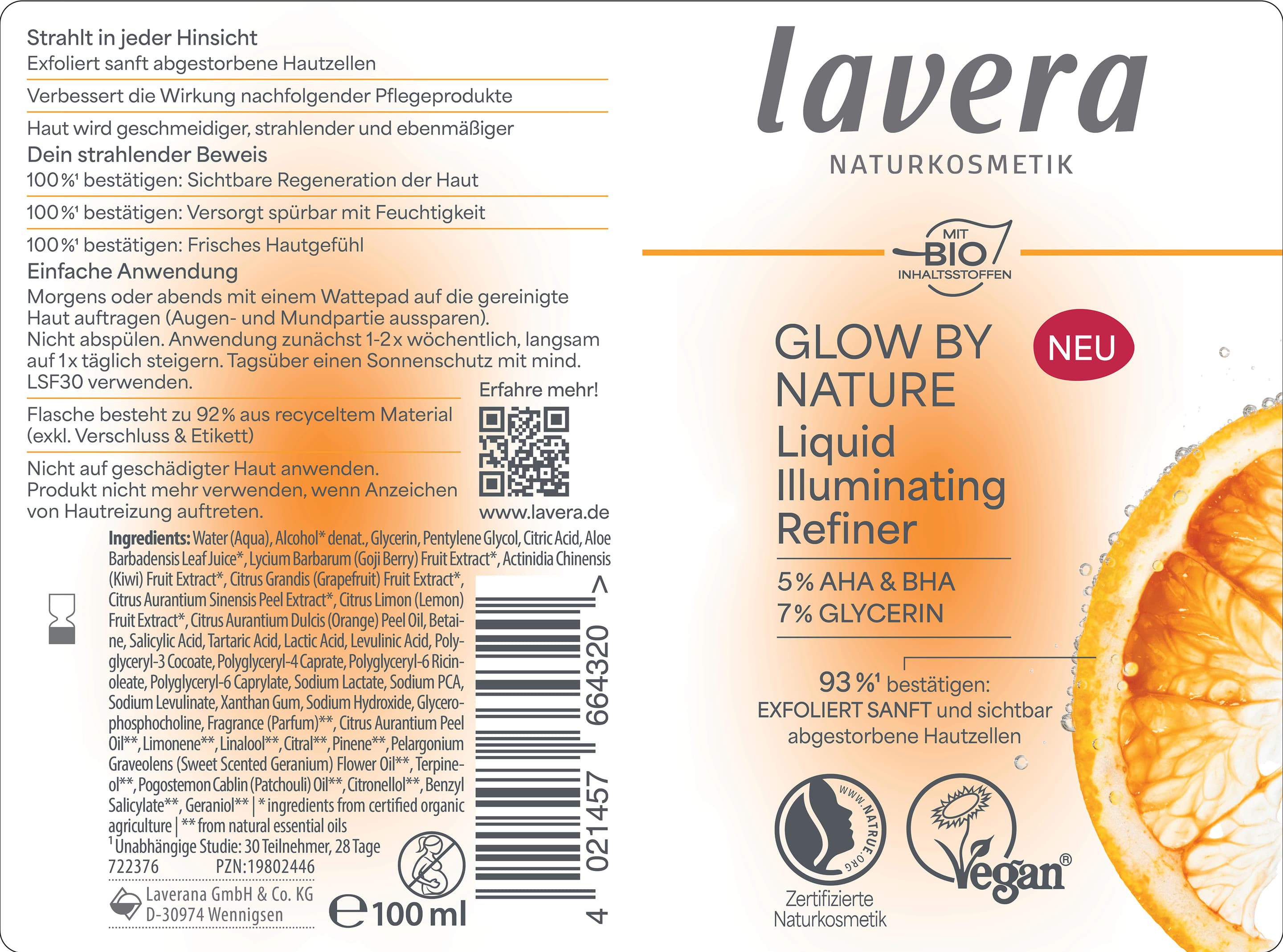 Produktbild lavera Glow By Nature Liquid Illuminating Refiner 3 von 3
