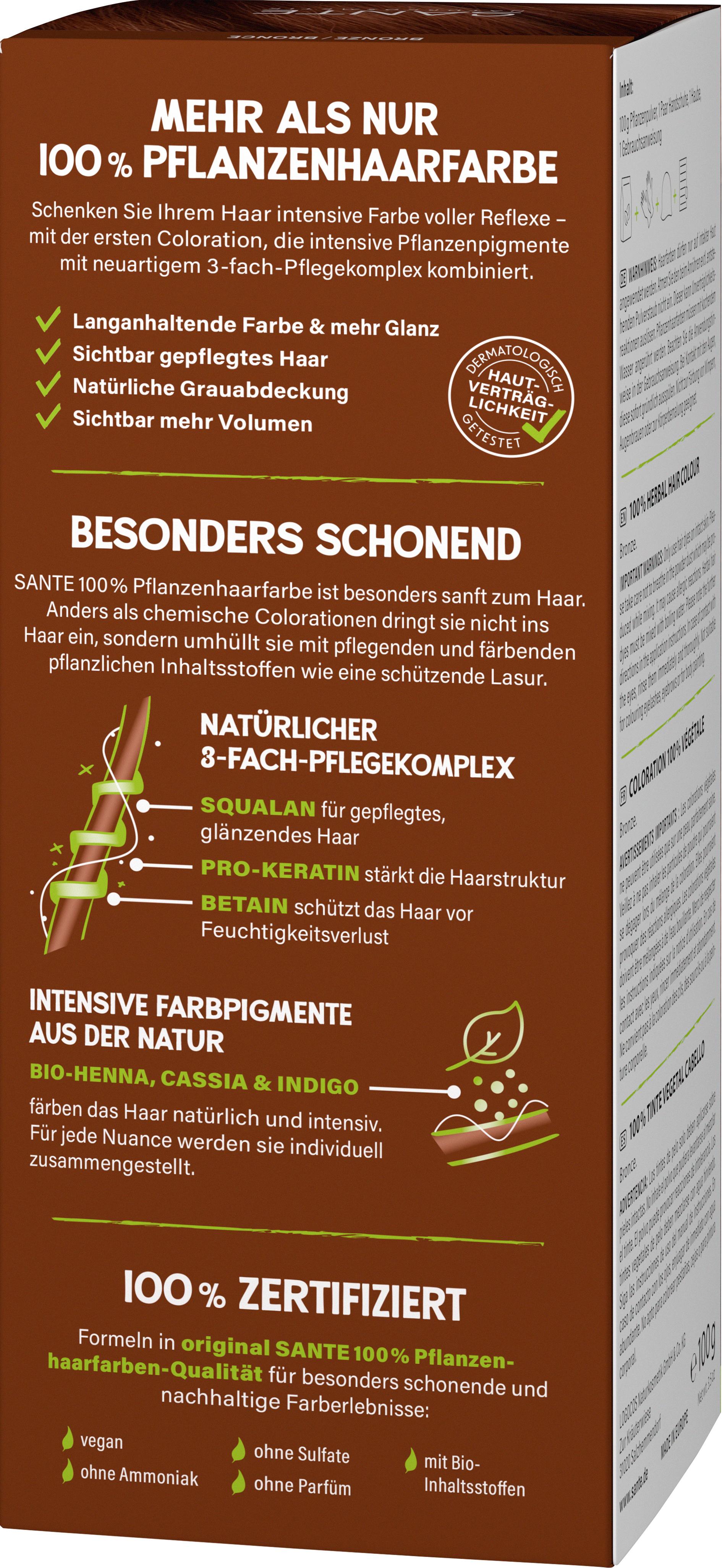 Produktbild SANTE 100% Pflanzenhaarfarbe mit 3-Fach Pflegekomplex BRONZE 03 2 von 4