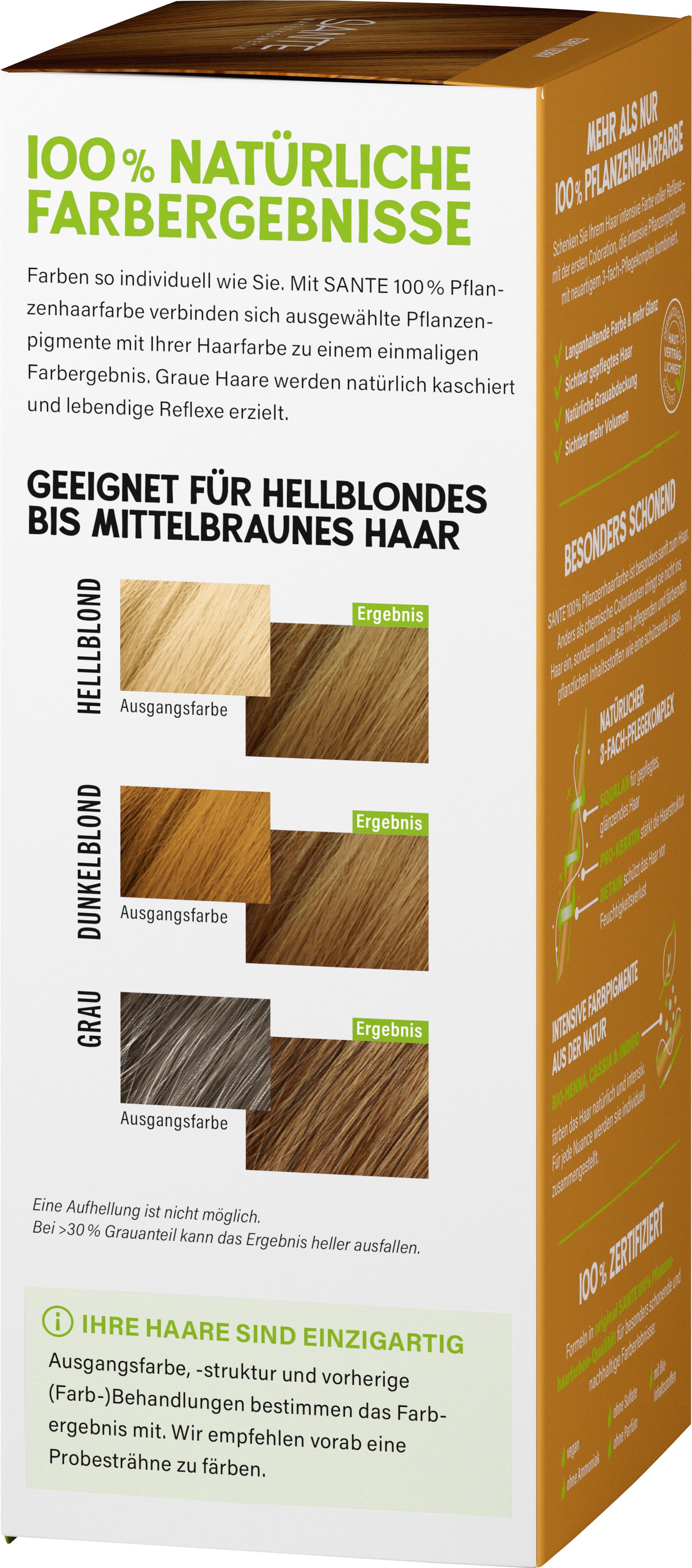 Produktbild SANTE 100% Pflanzenhaarfarbe mit 3-Fach Pflegekomplex TERRA 04 3 von 4