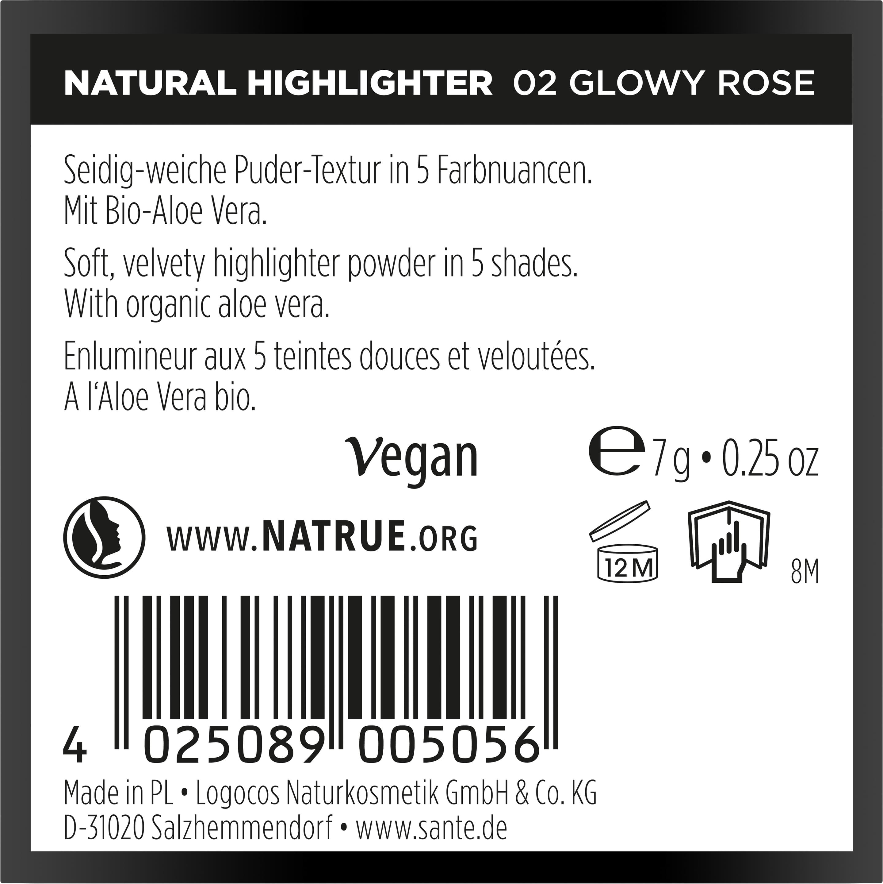 Produktbild SANTE Natural Highlighter 2 von 3