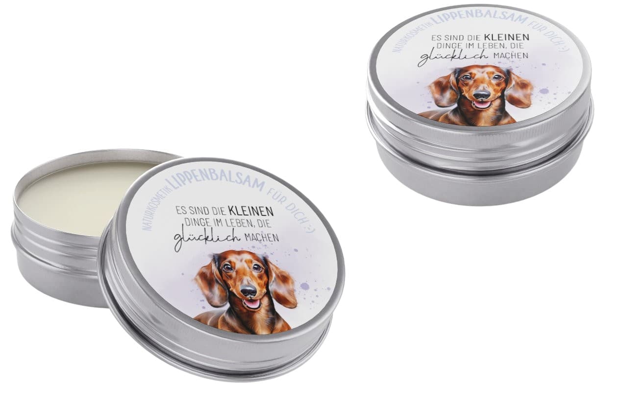 Geschenk für Dich Lippenbalsam Es sind die kleinen Dinge im Leben, die glücklich machen