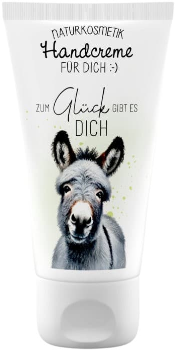 Geschenk für Dich Handcreme Zum Glück gibt es Dich