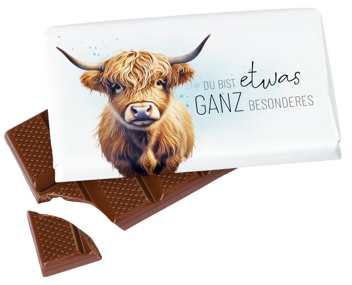 Geschenk für Dich Schokolade Du bist etwas ganz Besonderes