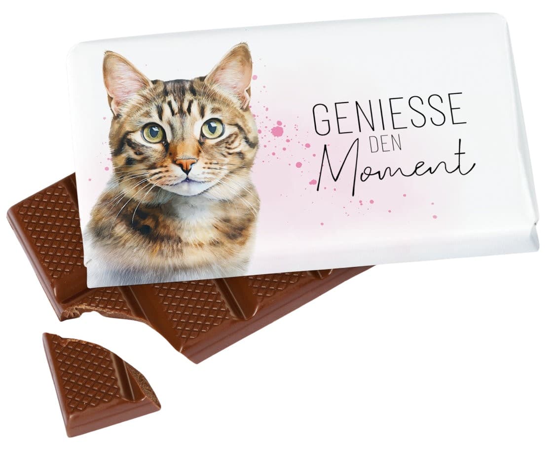 Geschenk für Dich Schokolade Genieße den Moment