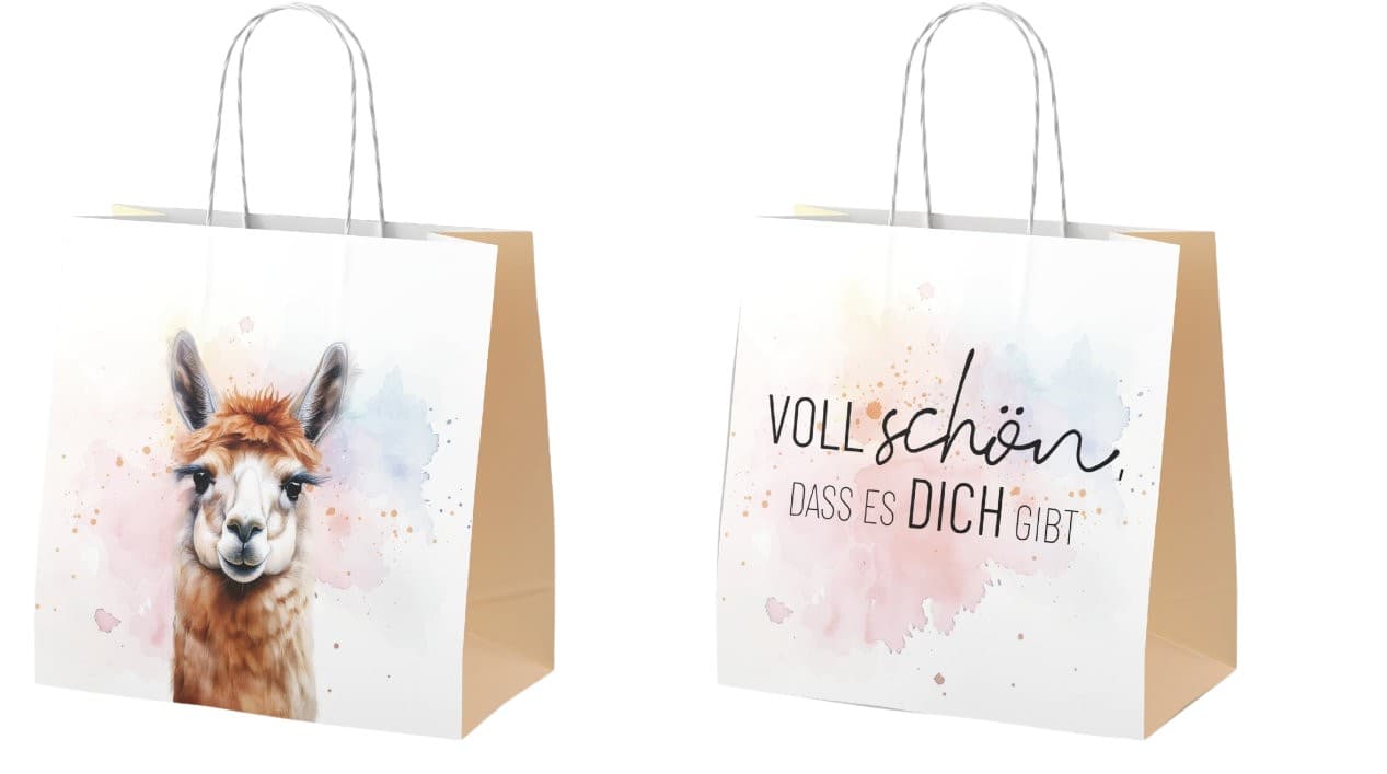 Geschenk für Dich Geschenktüte Mini Voll Schön, Dass Es Dich Gibt