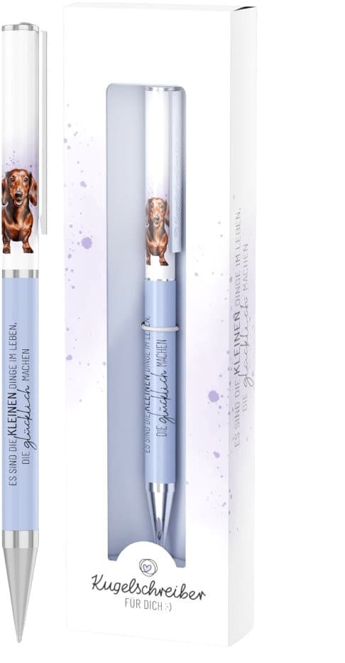 Geschenk für Dich Kugelschreiber Es sind die kleinen Dinge im Leben, die glücklich machen