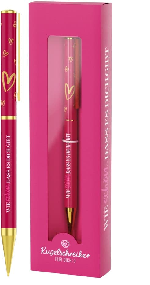 Geschenk für Dich Kugelschreiber Wie schön, dass es Dich gibt